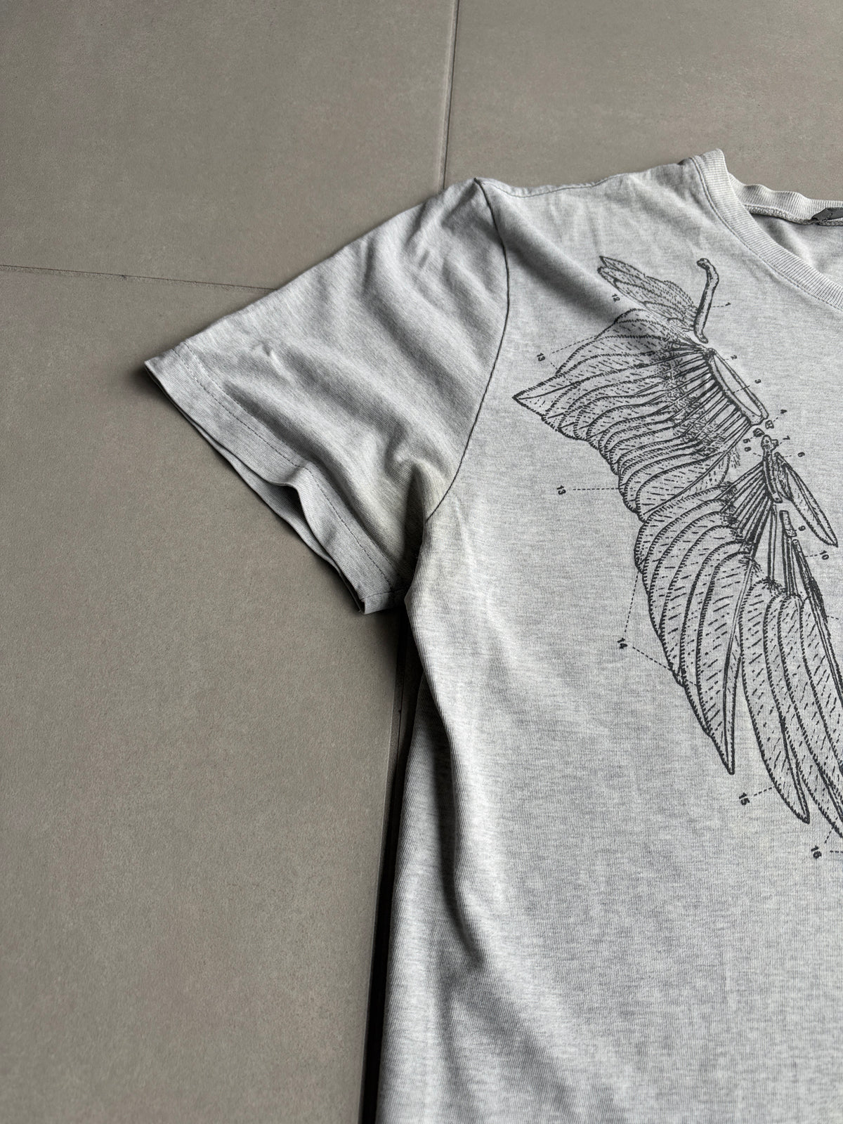 Dior Homme AW07 “Navigate” inexorable wing T-shirt