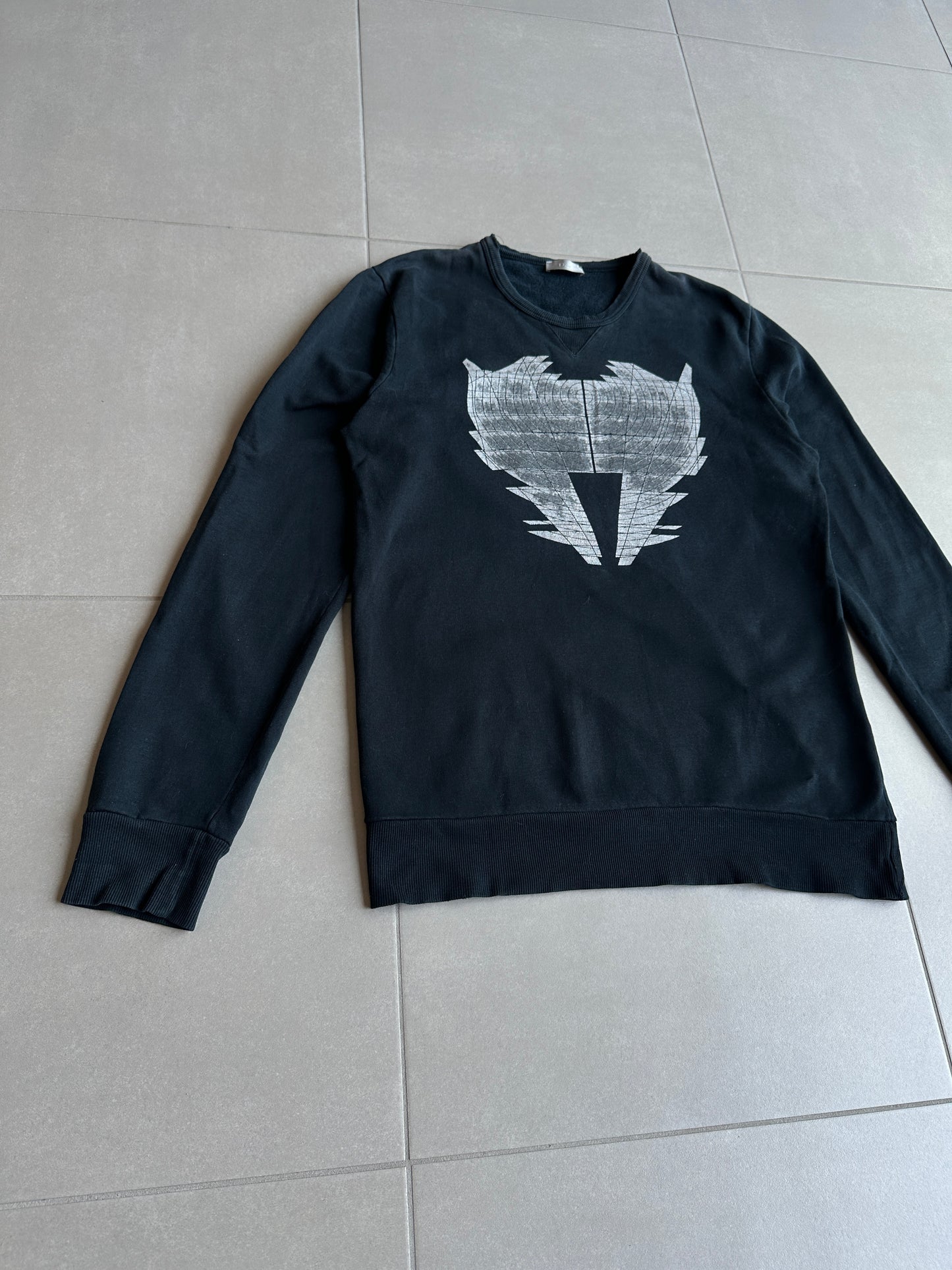 Dior homme AW07 “Navigate” Graphic print sweater