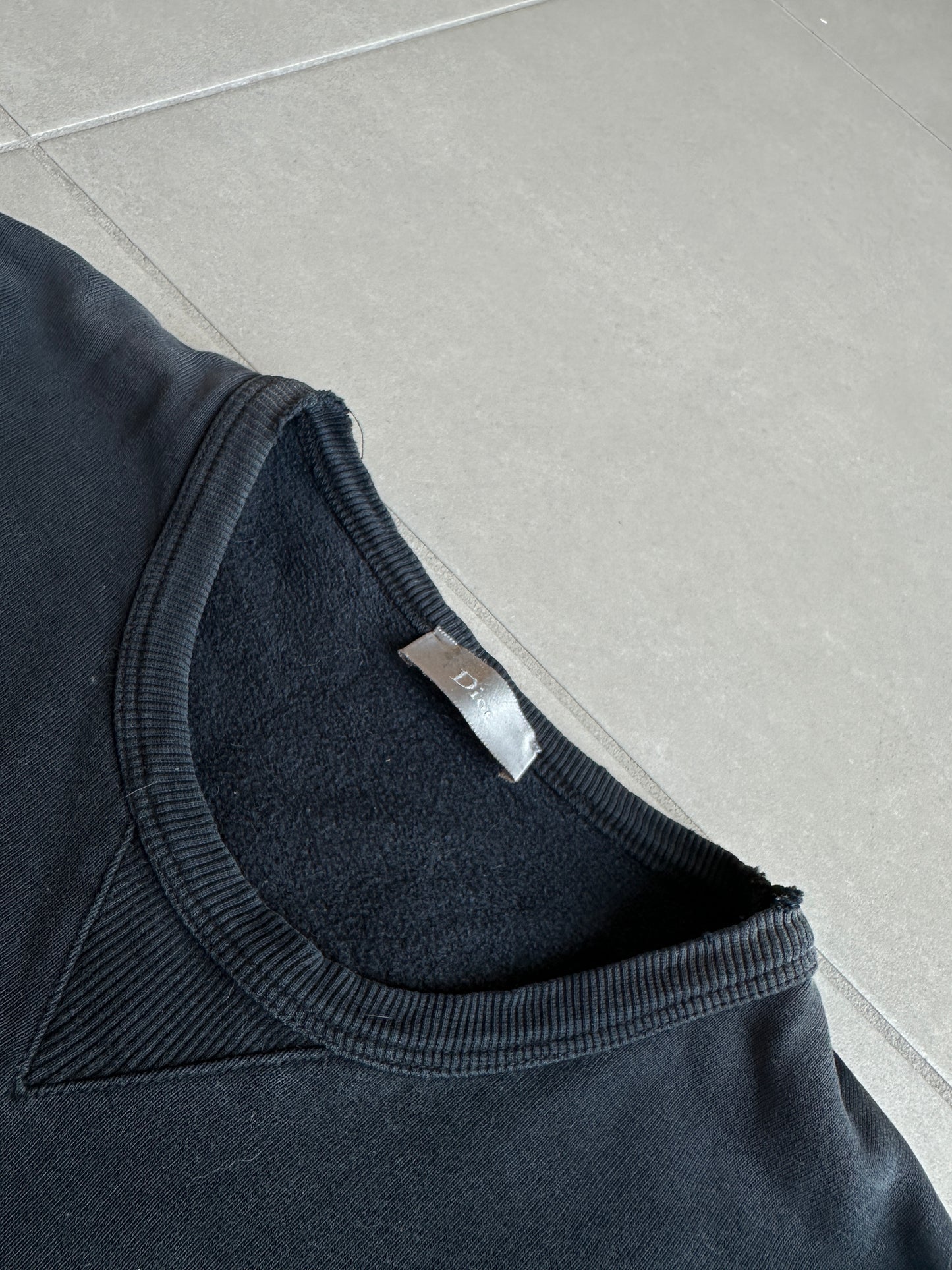 Dior homme AW07 “Navigate” Graphic print sweater