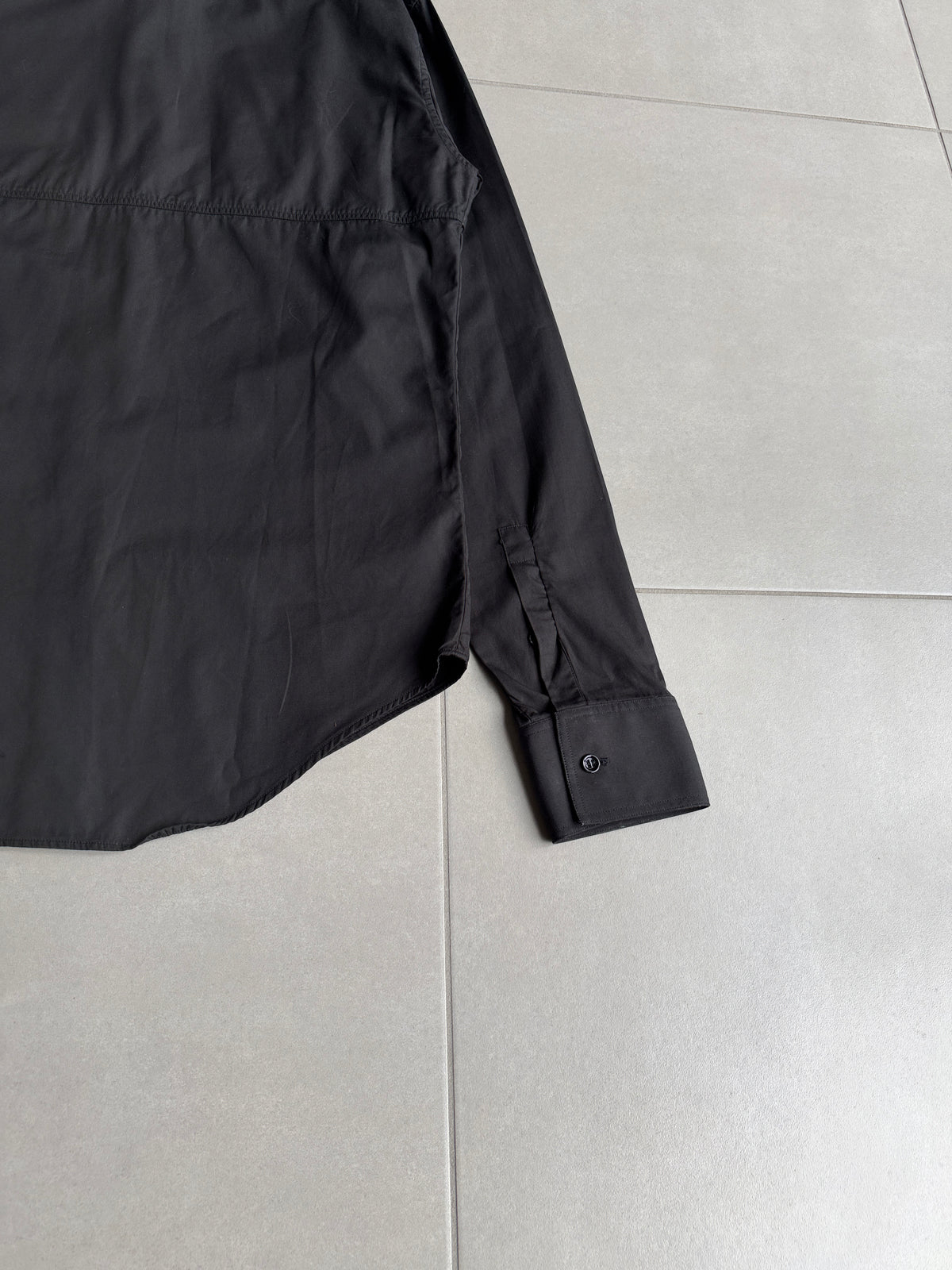 Dior Homme AW06 "These grey days" Paneled shirt