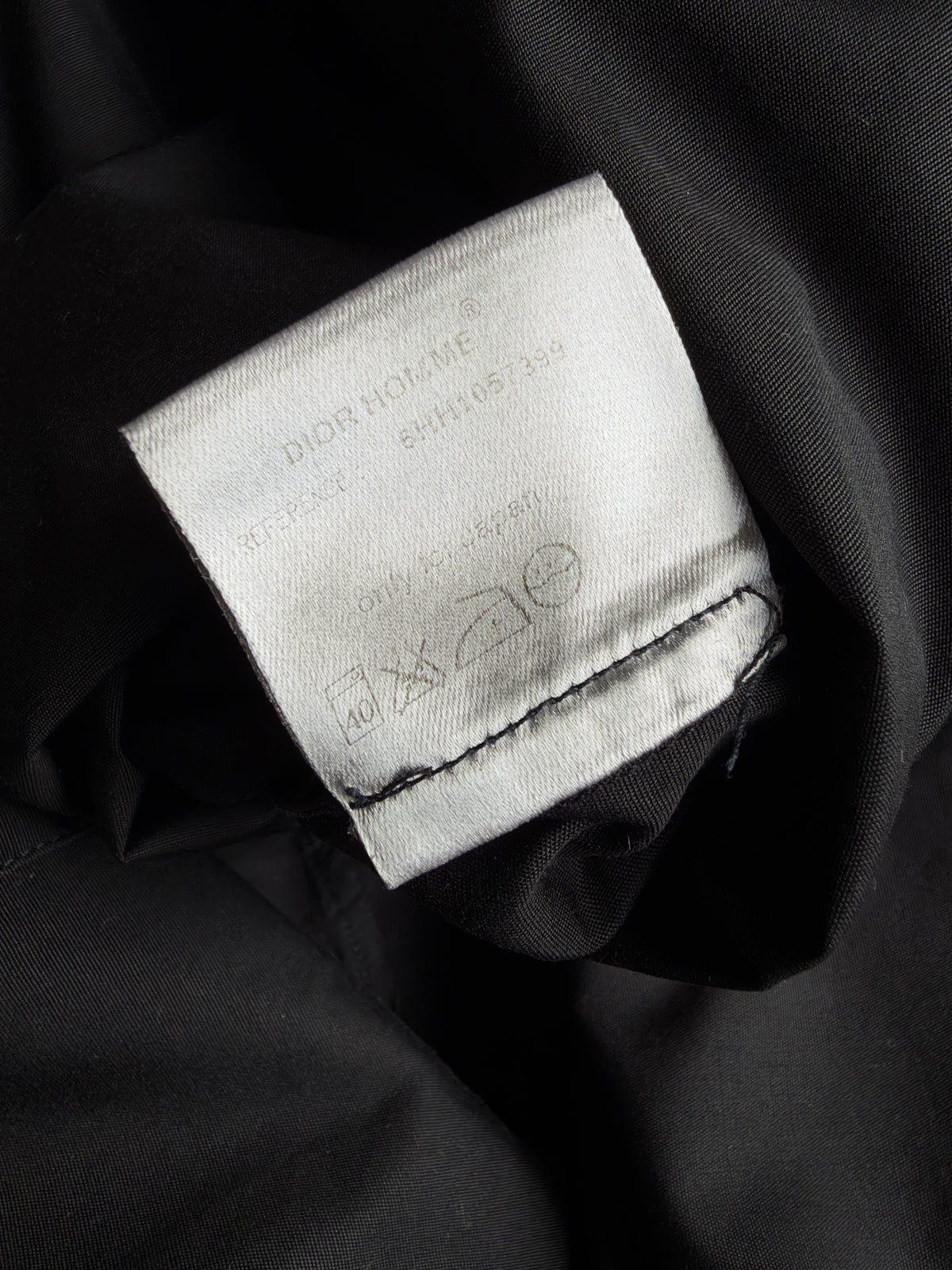 Dior Homme AW06 "These grey days" Paneled shirt
