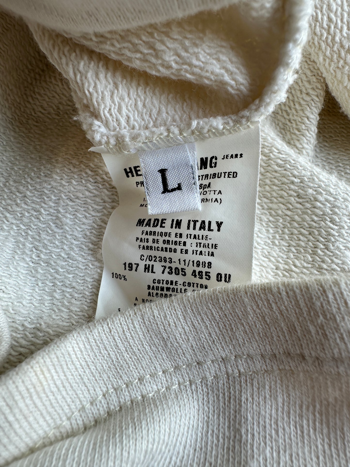 Helmut Lang AW1997 one pocket sweater
