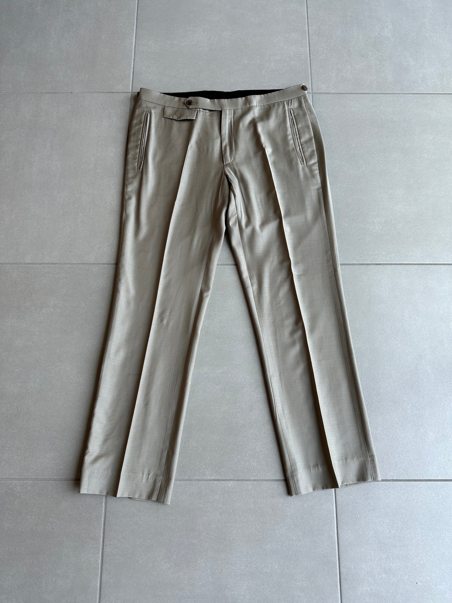 Dior Homme SS07 “We Look Good Together” Wool Front pocket trousers