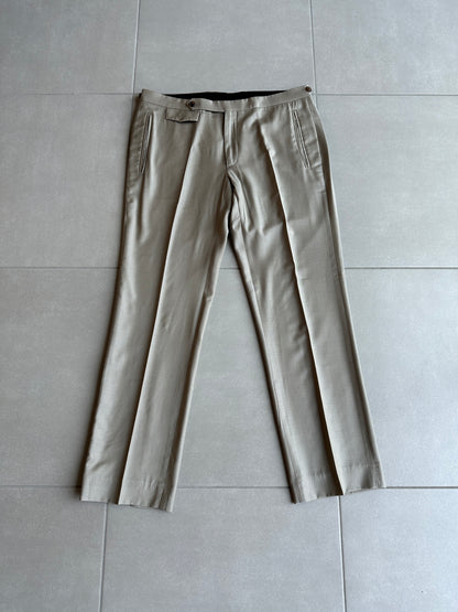 Dior Homme SS07 “We Look Good Together” Wool Front pocket trousers