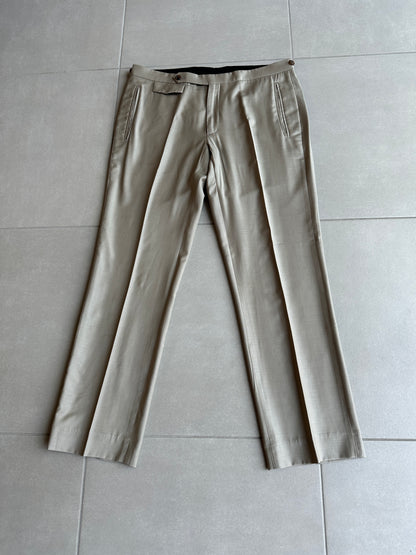 Dior Homme SS07 “We Look Good Together” Wool Front pocket trousers