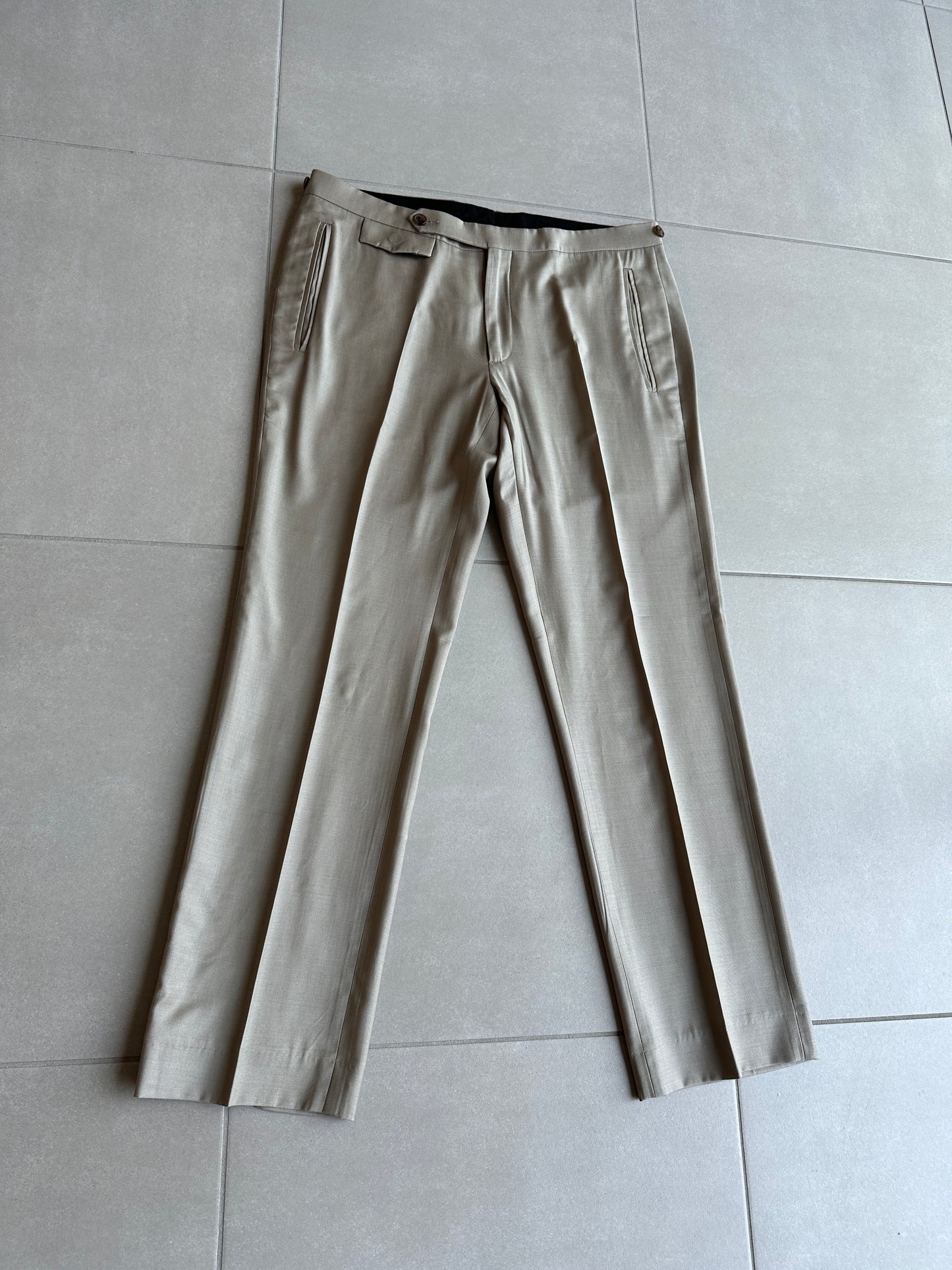 Dior Homme SS07 “We Look Good Together” Wool Front pocket trousers