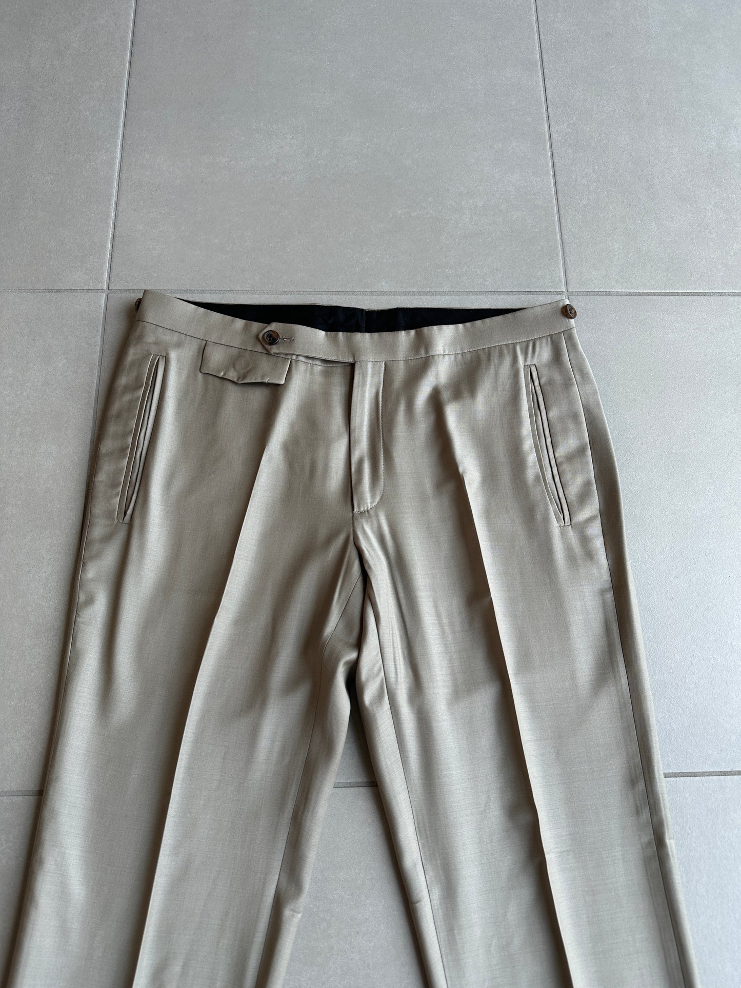 Dior Homme SS07 “We Look Good Together” Wool Front pocket trousers