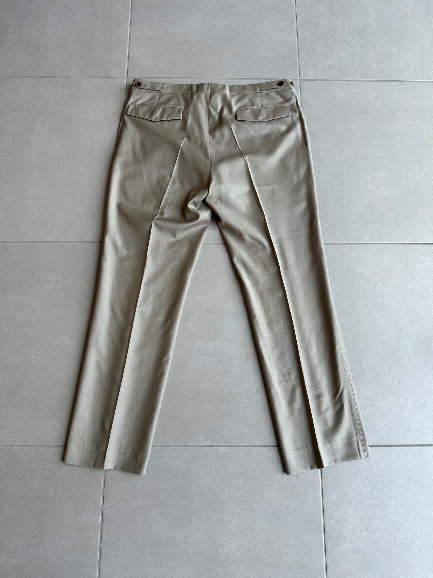 Dior Homme SS07 “We Look Good Together” Wool Front pocket trousers