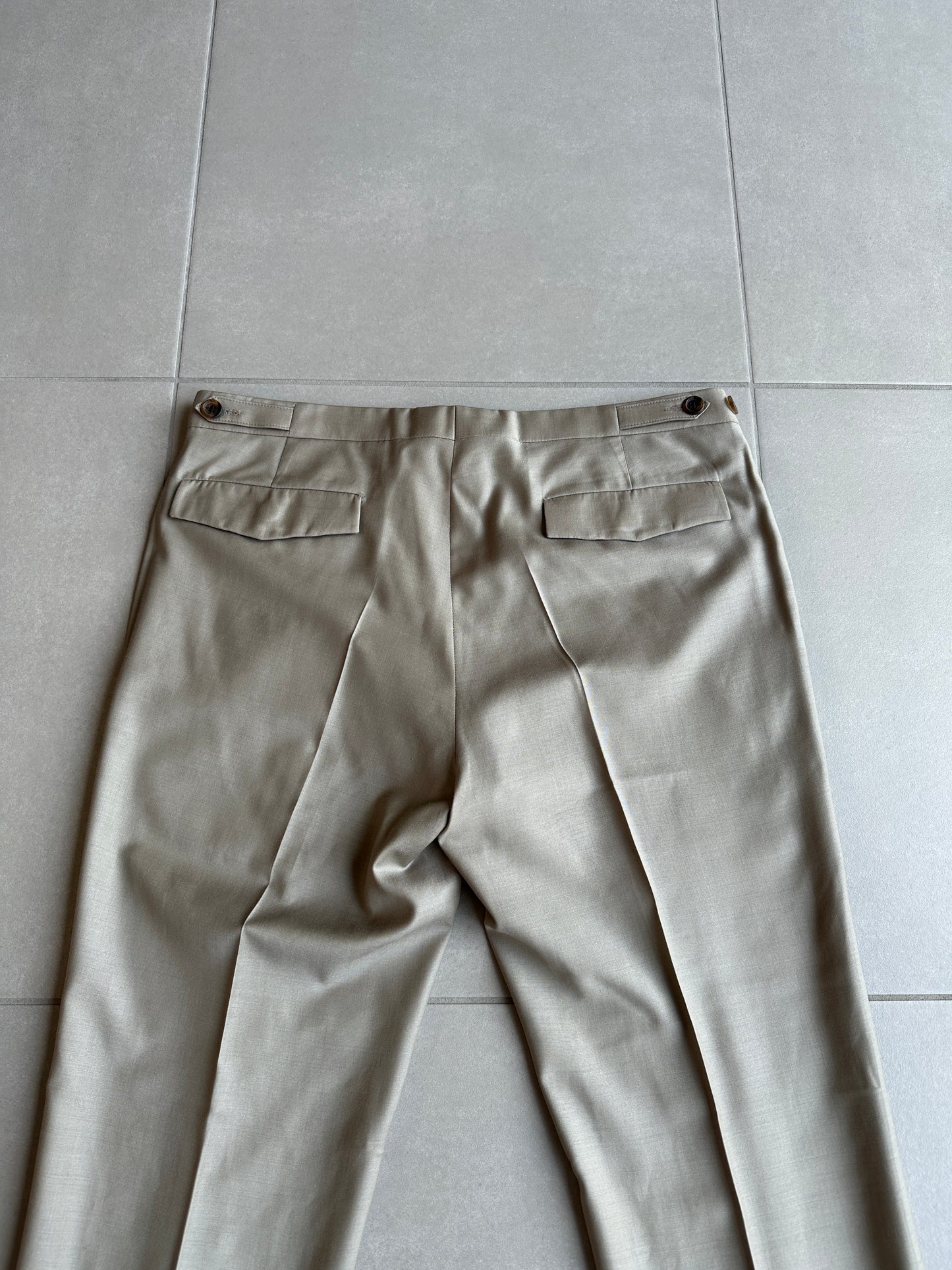 Dior Homme SS07 “We Look Good Together” Wool Front pocket trousers
