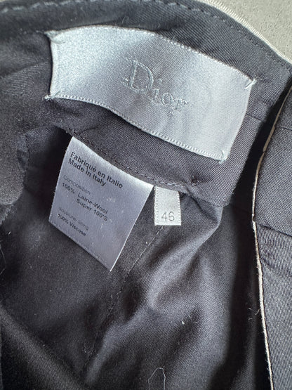 Dior Homme SS07 “We Look Good Together” Wool Front pocket trousers
