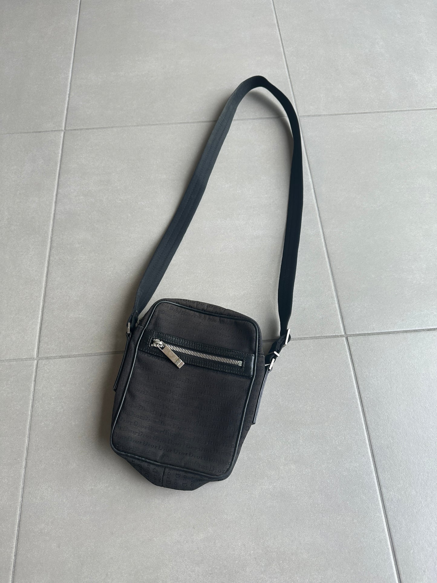 Dior Homme SS04 "Strip” Monogram Bag
