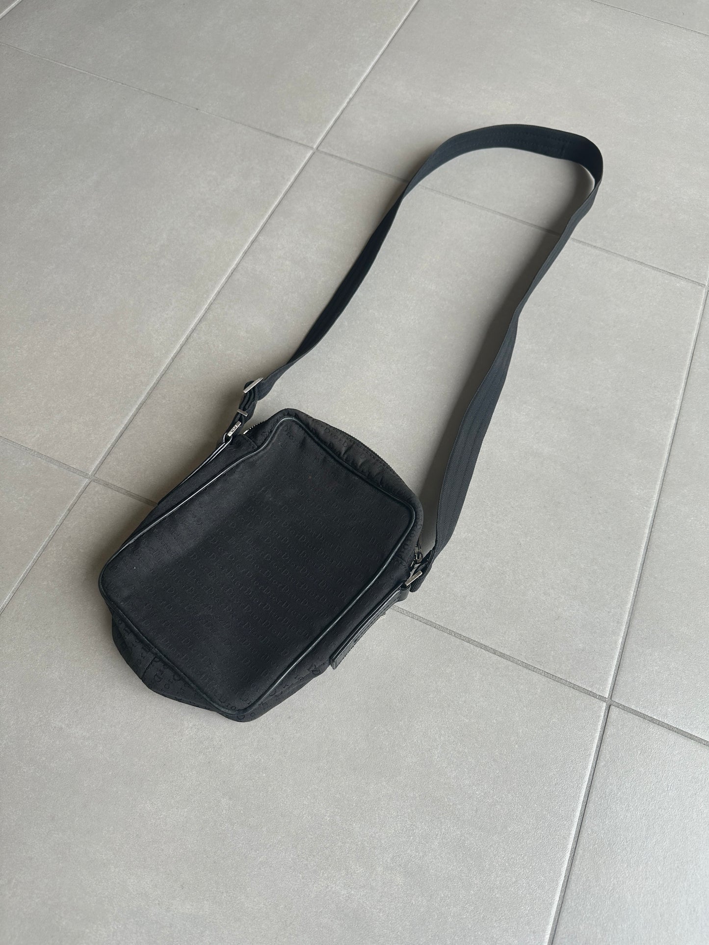 Dior Homme SS04 "Strip” Monogram Bag