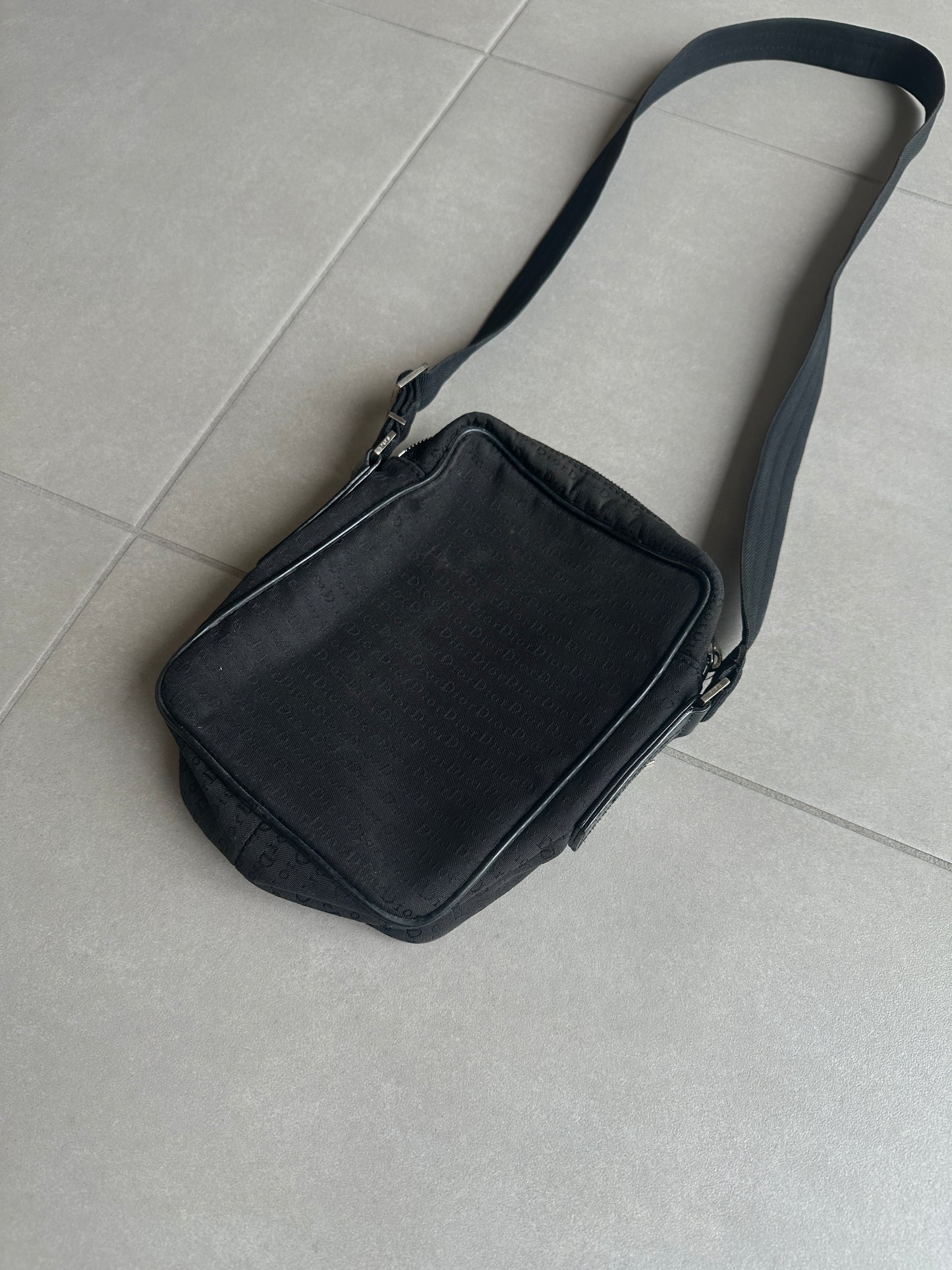 Dior Homme SS04 "Strip” Monogram Bag