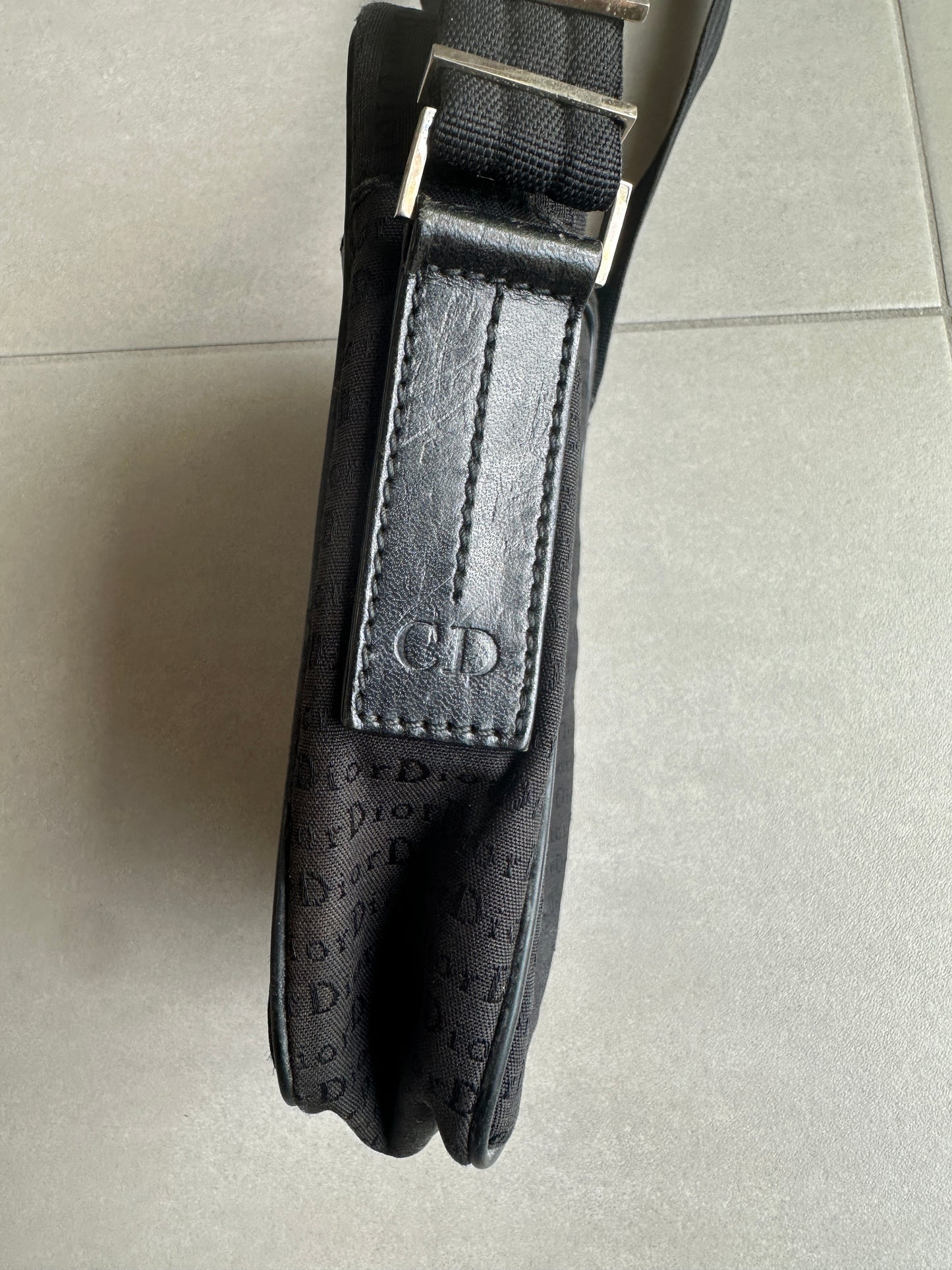 Dior Homme SS04 "Strip” Monogram Bag