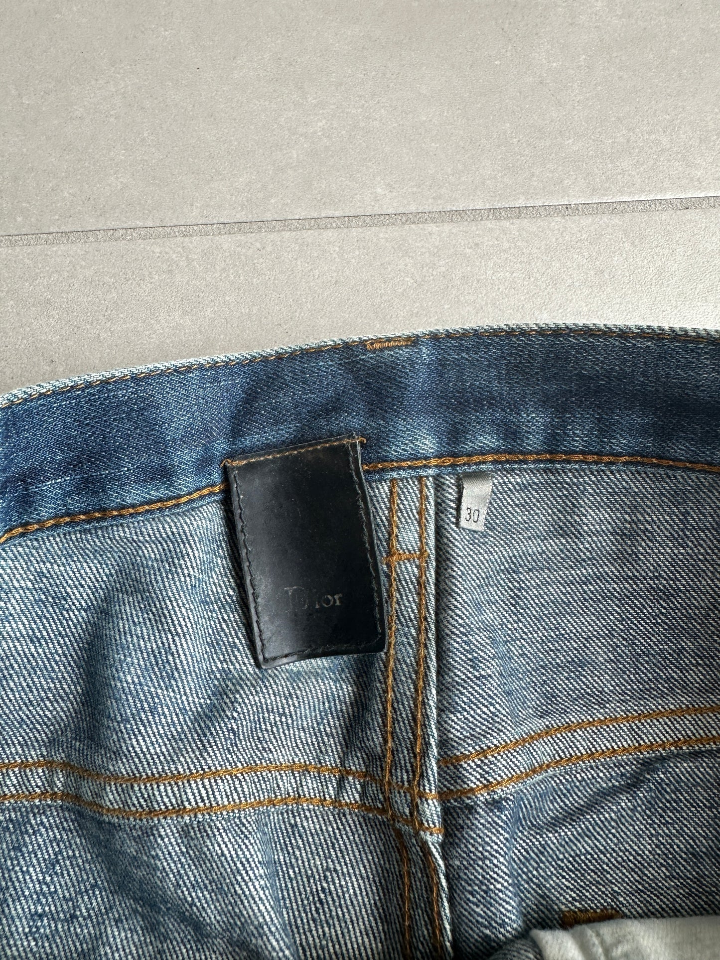 Dior homme AW07 “Navigate” raw MIJ jeans