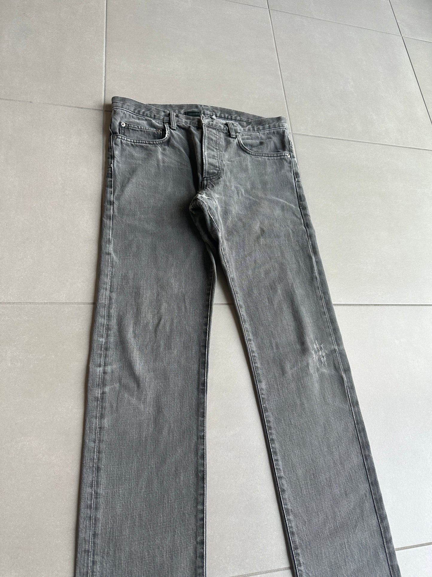 Dior Homme AW05 “In the morning ” washed clawmark MIJ denim