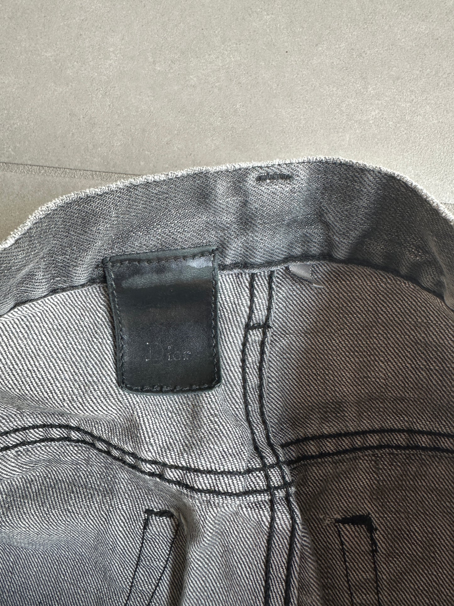 Dior Homme AW05 “In the morning ” washed clawmark MIJ denim