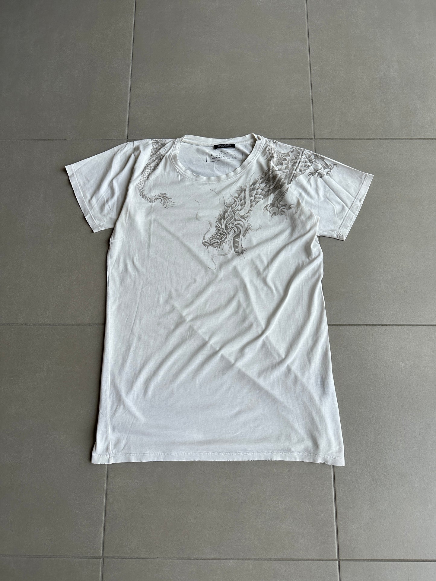 Balmain Homme AW13 Dragon graphic T-shirt