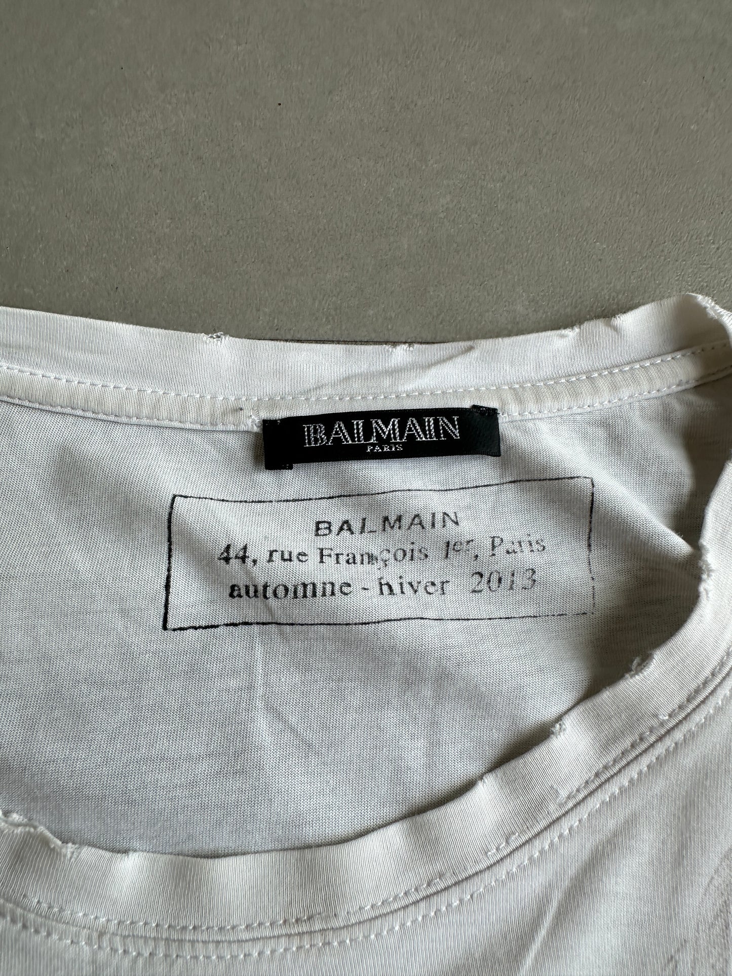 Balmain Homme AW13 Dragon graphic T-shirt