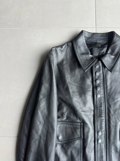 Dior Homme SS04 "strip" leather A2 jacket