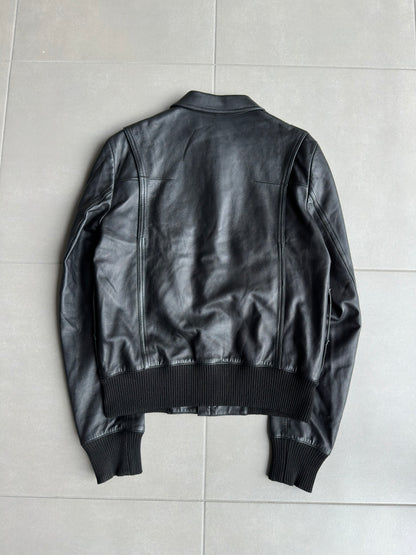 Dior Homme SS04 "strip" leather A2 jacket