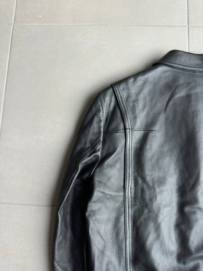 Dior Homme SS04 "strip" leather A2 jacket
