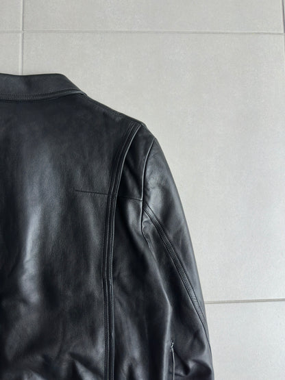 Dior Homme SS04 "strip" leather A2 jacket