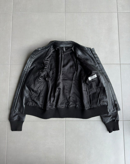 Dior Homme SS04 "strip" leather A2 jacket