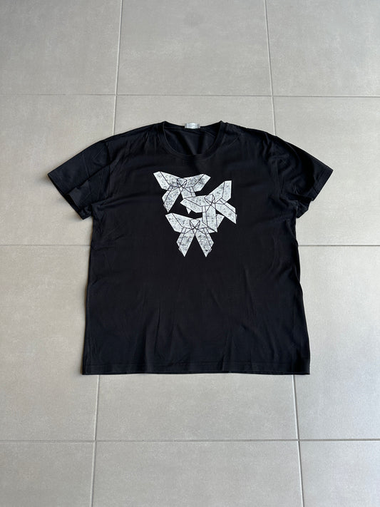 Dior Homme AW08 geometric bowtie graphic t-shirt