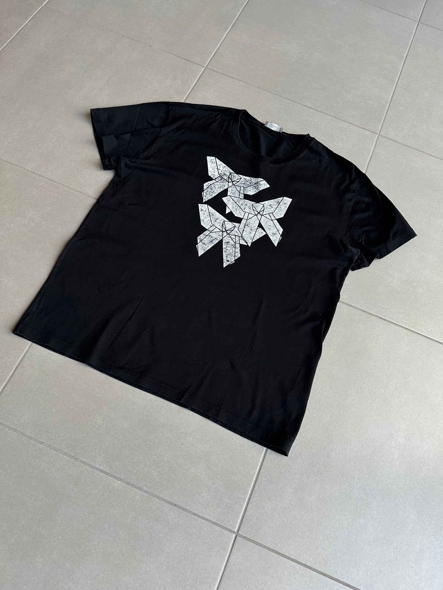 Dior Homme AW08 geometric bowtie graphic t-shirt