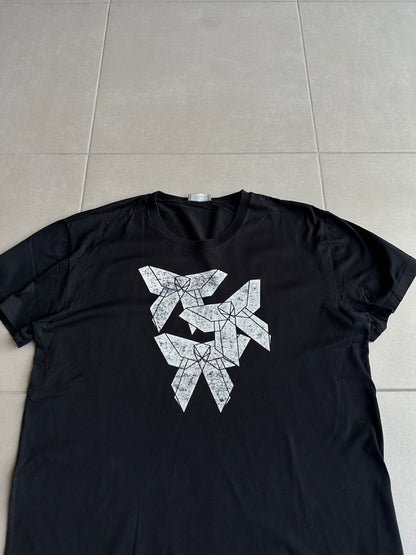 Dior Homme AW08 geometric bowtie graphic t-shirt