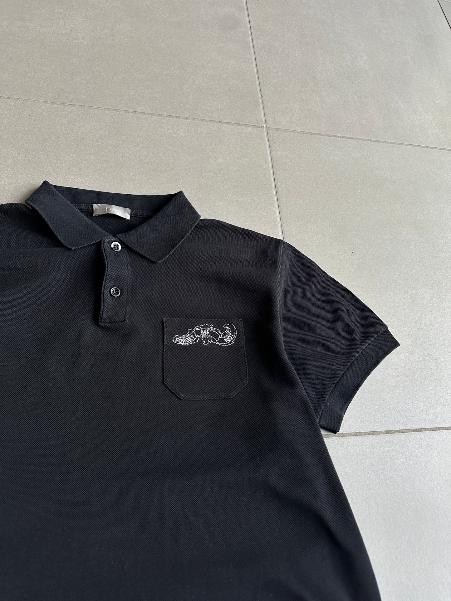 Dior Homme AW06 "These grey days" Forget Me Not polo