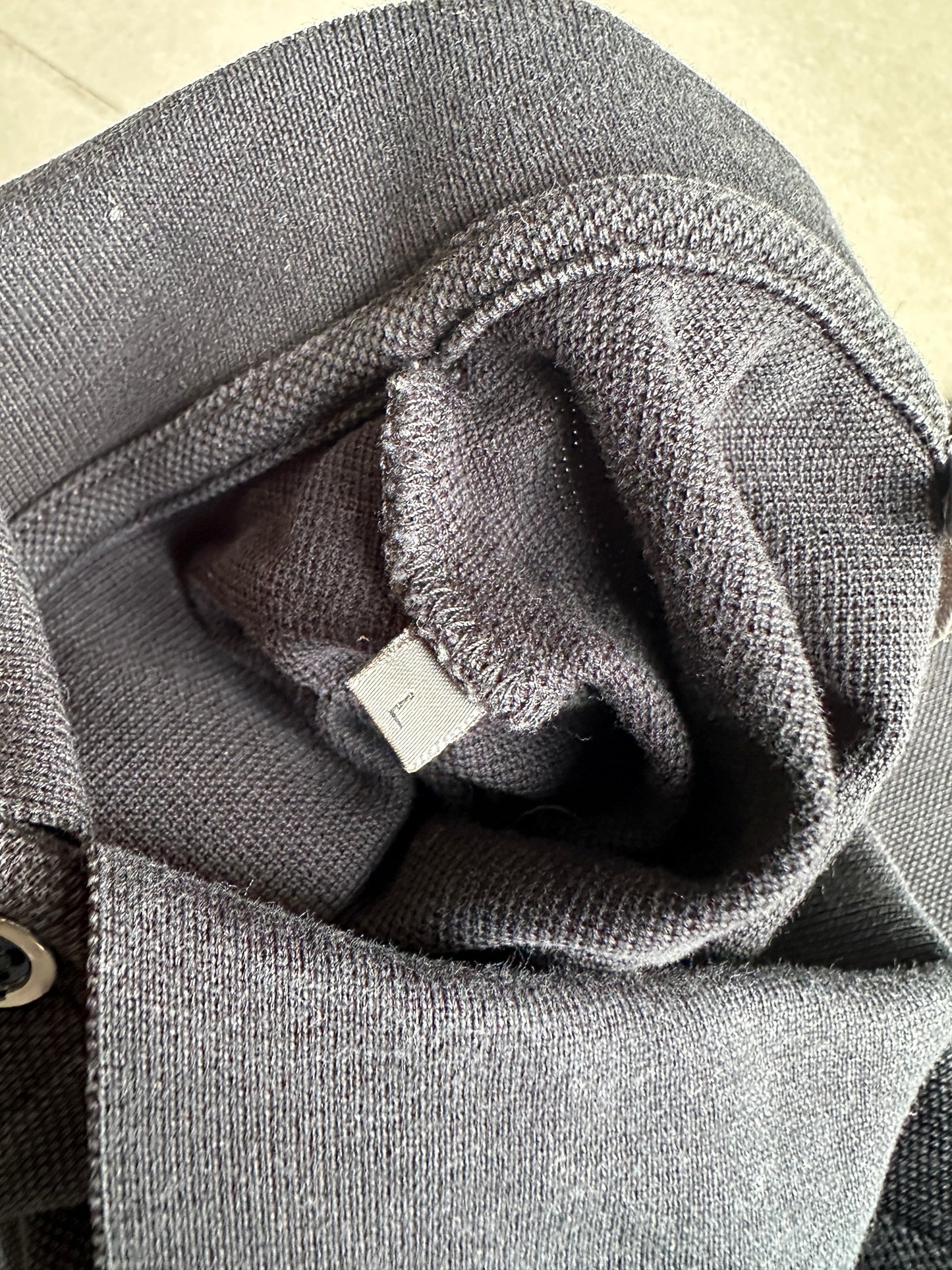 Dior Homme AW06 "These grey days" Forget Me Not polo