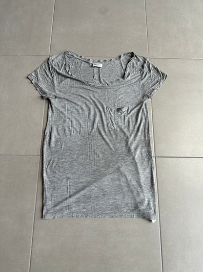 Saint Laurent Paris SS15 silk pocket T-shirt