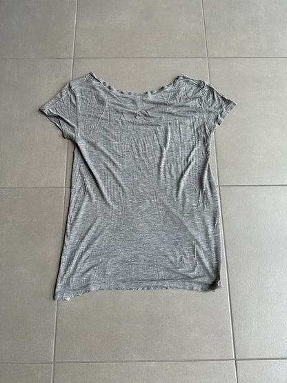 Saint Laurent Paris SS15 silk pocket T-shirt