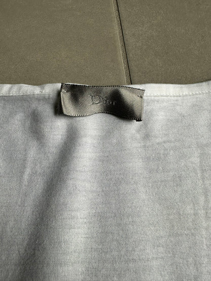 Dior Homme SS03 “Follow me” silhouette print tank top