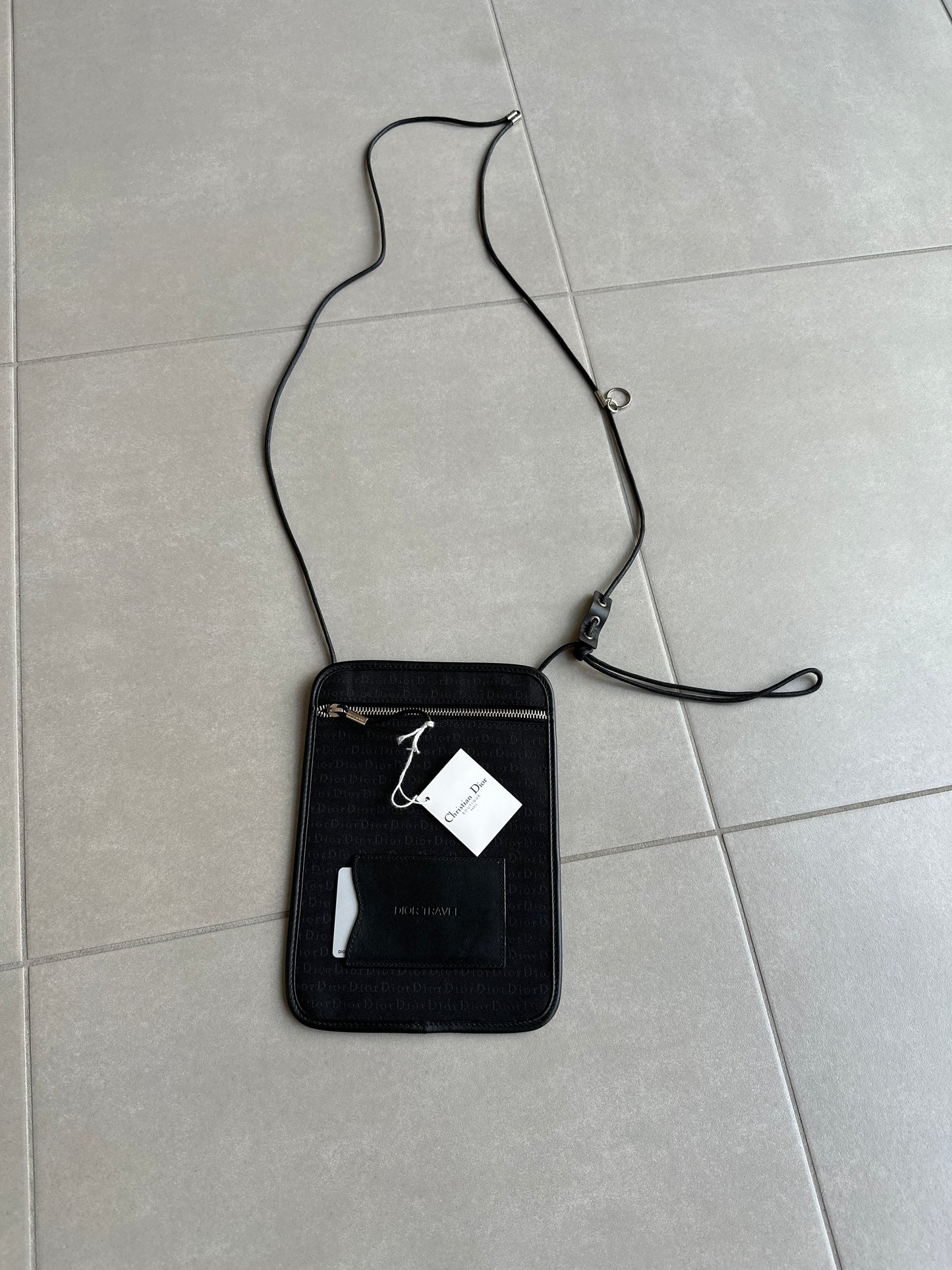Dior Homme SS04 "Strip” Monogram Travel Bag