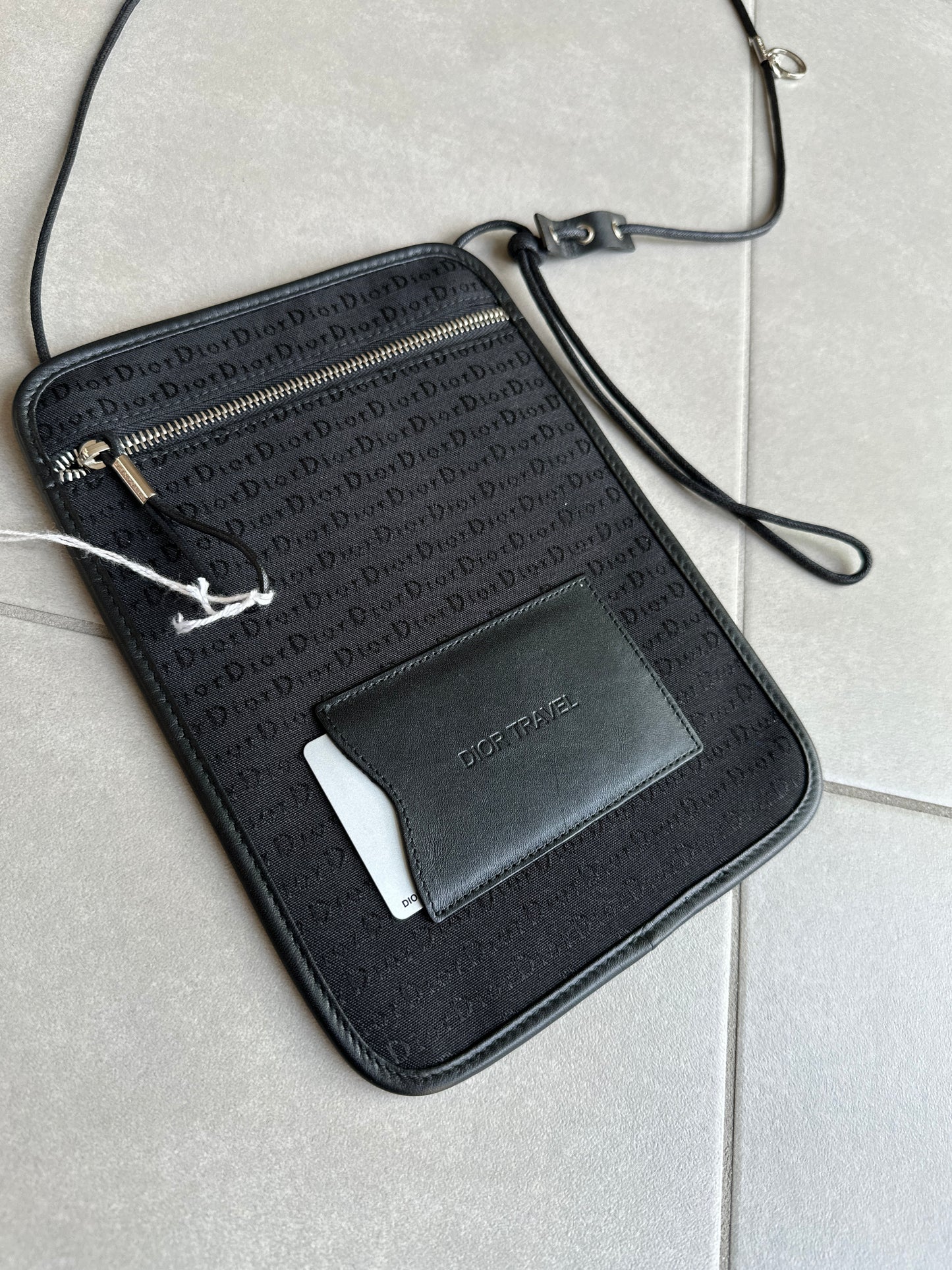 Dior Homme SS04 "Strip” Monogram Travel Bag