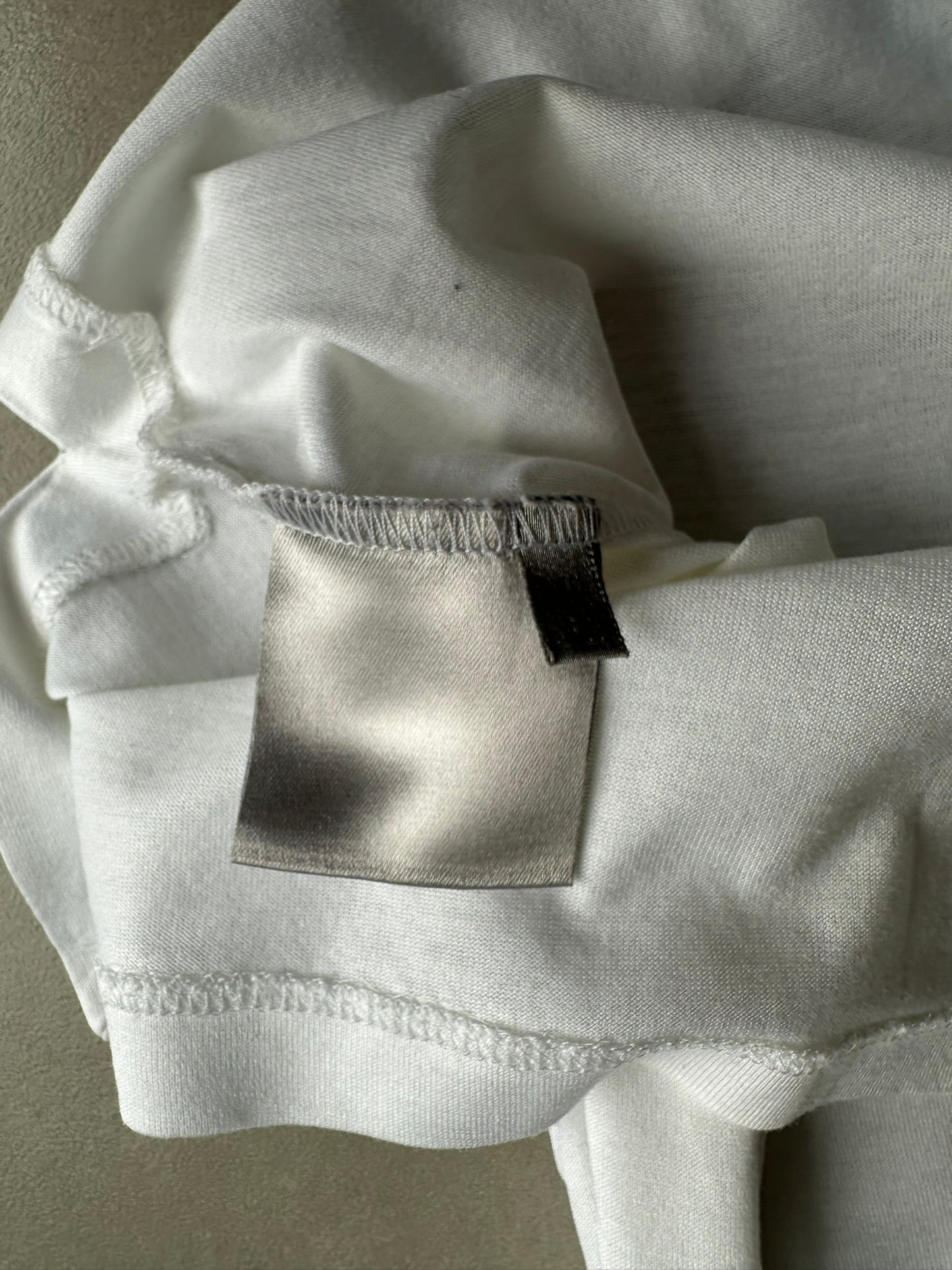 Dior Homme SS03 “Follow me” silhouette print tank top