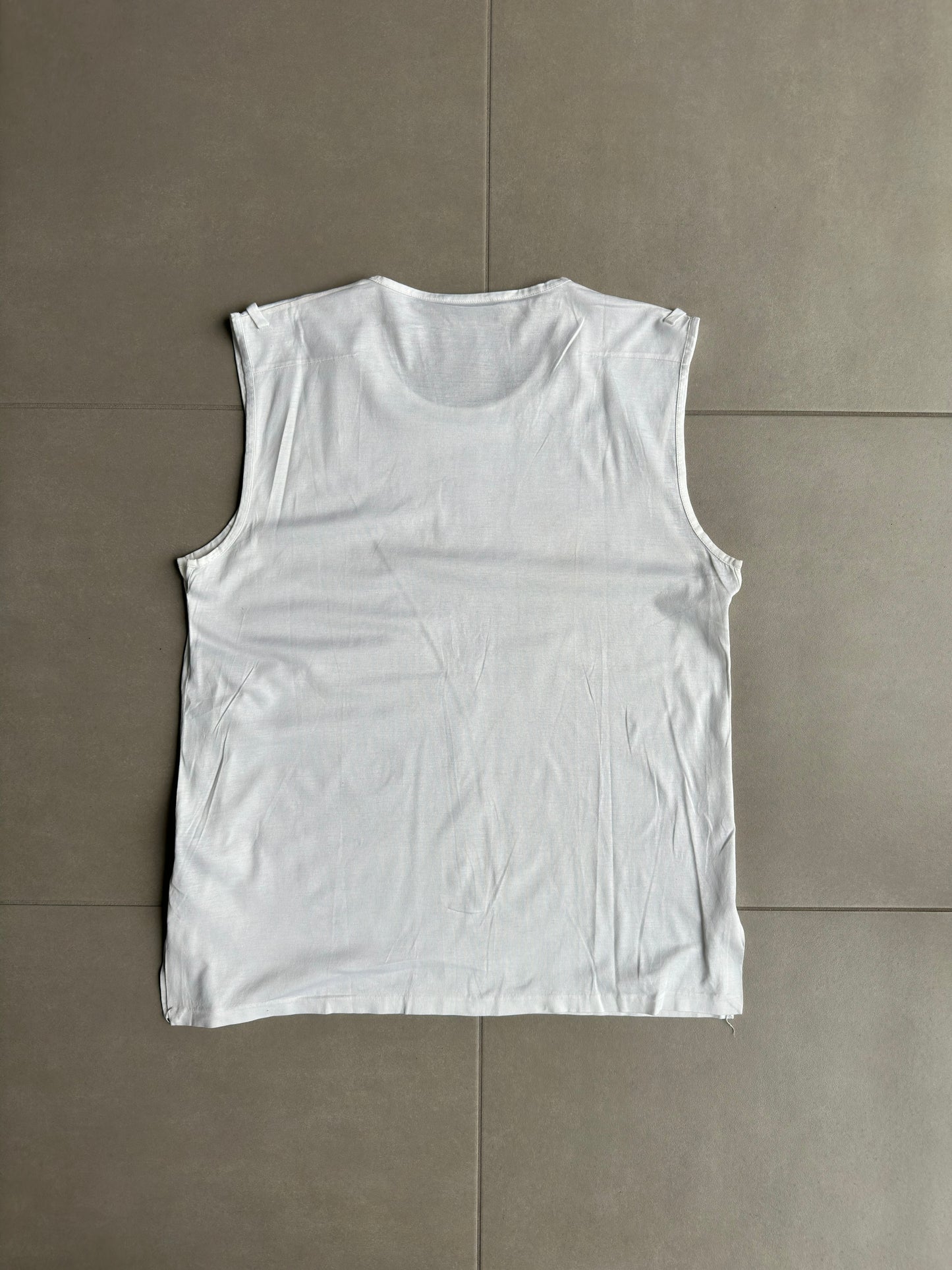 Dior Homme SS03 “Follow me” silhouette print tank top