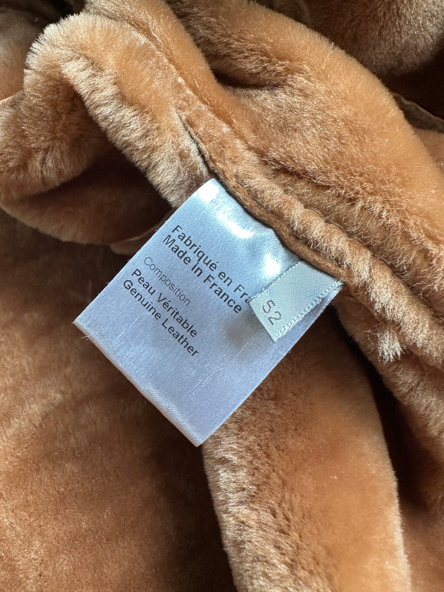 Dior Homme AW07 "Navigate" shearling mouton leather jacket