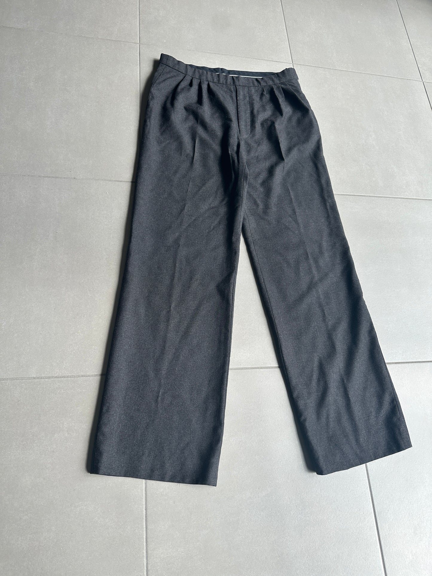 Raf Simons AW2000 darted baggy wool trousers