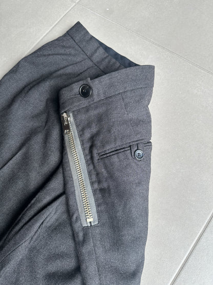 Raf Simons AW2000 darted baggy wool trousers