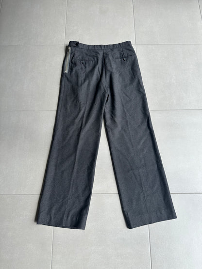 Raf Simons AW2000 darted baggy wool trousers