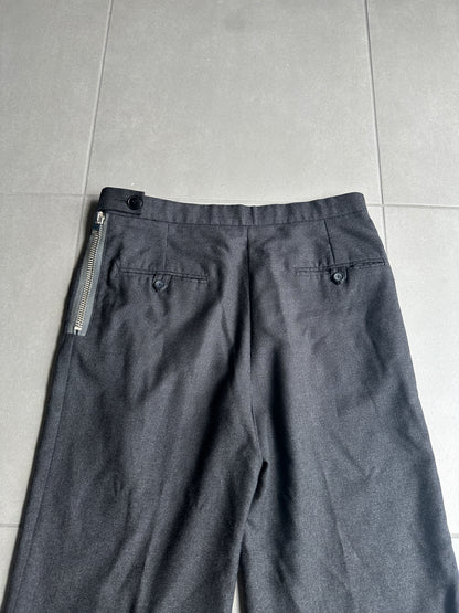 Raf Simons AW2000 darted baggy wool trousers