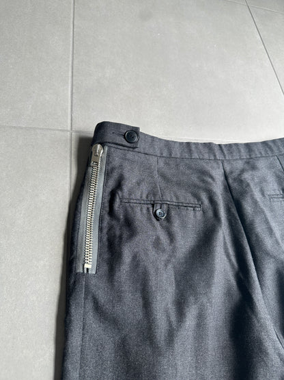 Raf Simons AW2000 darted baggy wool trousers