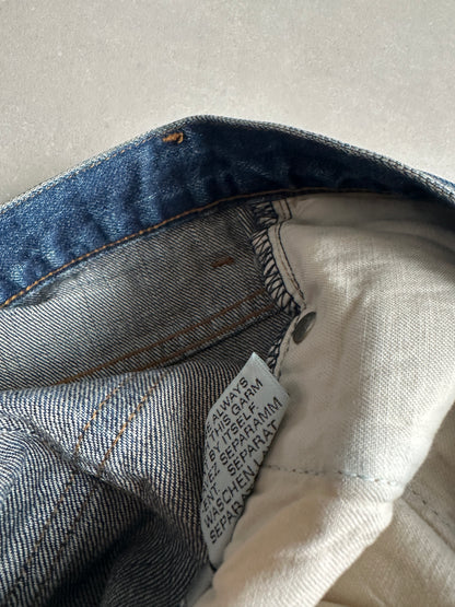 Dior Homme AW03 “Luster”  OG waxed clawmark jeans