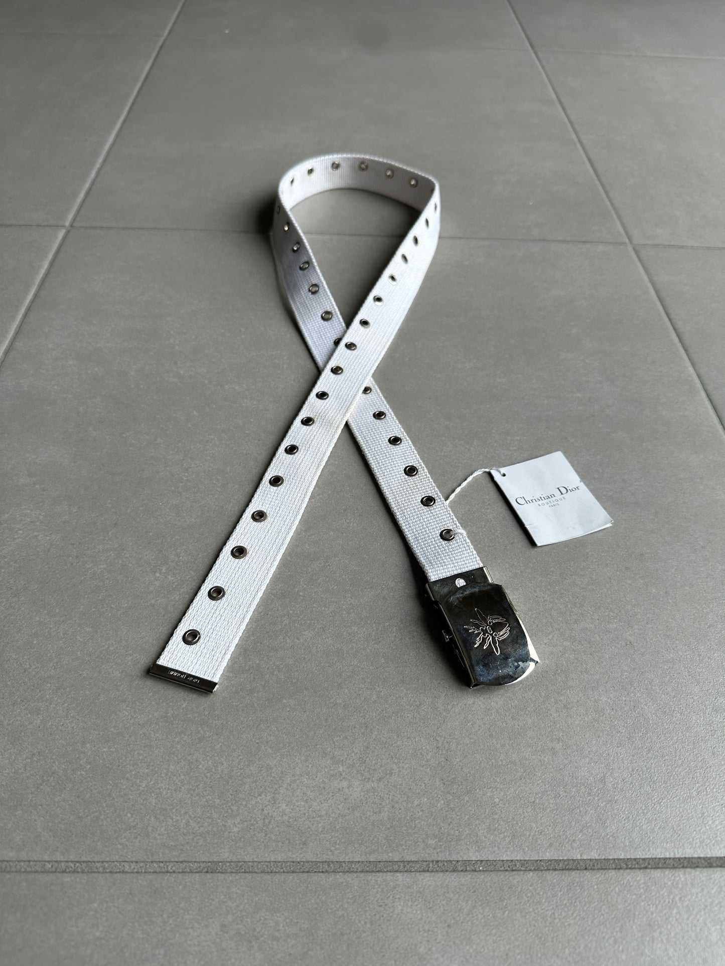Dior Homme SS04 "STRIP" Bee motif Roller belt