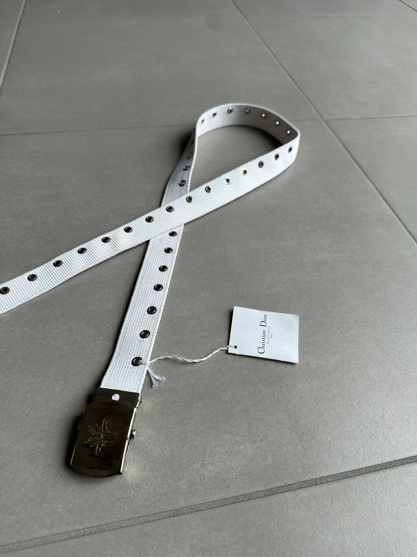 Dior Homme SS04 "STRIP" Bee motif Roller belt