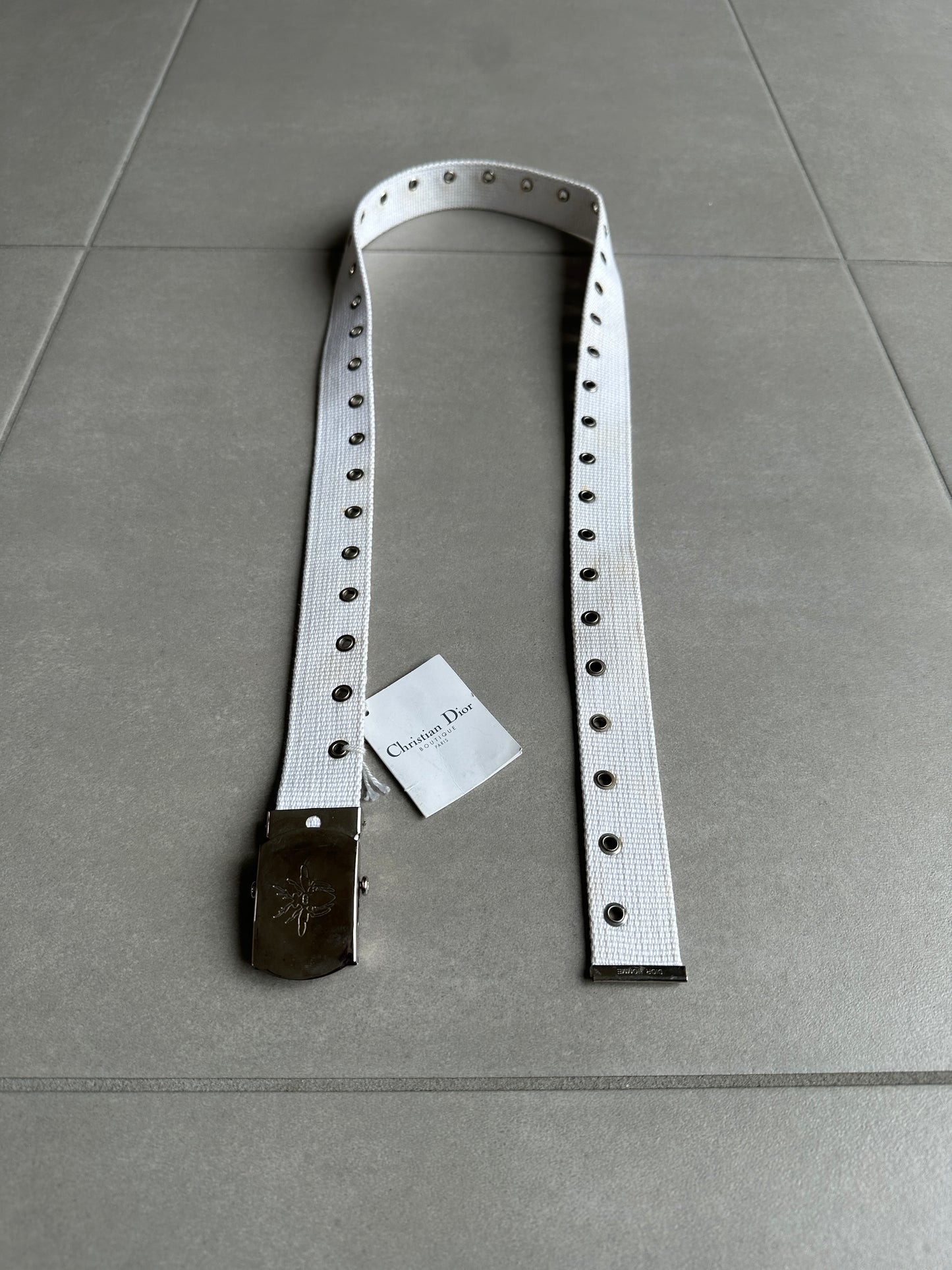 Dior Homme SS04 "STRIP" Bee motif Roller belt